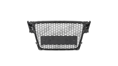 Grila masca fata AUDI A4/S4 (B8), 11.2007-10.2011,Negru stralucitor; fara emblema