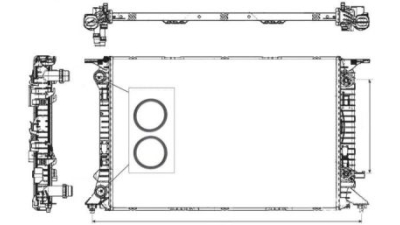 Radiator racire Best Auto Vest 1337084X