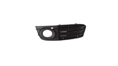 Grila bara fata Audi A4-S4 (B8), 11.2007-10.2011, Dreapta, 133727-4 cu locas pentru proiectoare , NEGRU