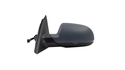 Oglinda usa exterioara Audi A4/S4 (B8), 2010-12.2015, partea Stanga, reglare electrica; grunduit; incalzit; sticla asferica; geam cromat; rabatabil; memorie; 14 pini (poli); cu Lucas, View Max