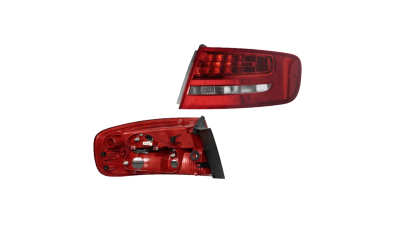 Stop spate lampa Audi A4/S4 (B8), 11.2007-10.2011 Combi, partea dreapta, exterior, cu suport becuri , cu LED, Depo