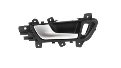 Maner deschidere usa interioara Audi A4/S4 (B8), 11.2007-12.2015, Fata partea Dreapta, Cod 8k0837020, negru; maner silver, Aftermarket