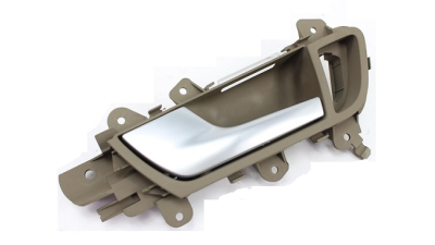 Maner deschidere usa interioara Audi A4/S4 (B8), 11.2007-12.2015 Spate , partea Stanga, 8k0839019 Beige, bej; maner silver, Aftermarket