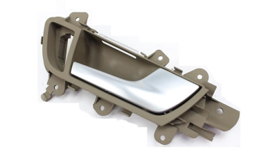 Maner deschidere usa interioara Audi A4/S4 (B8), 11.2007-12.2015, Spate, partea Dreapta, bej; maner silver, Aftermarket