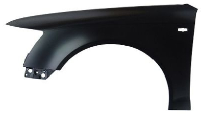 Aripa fata Audi A6 (C6) Sedan/Avant, 05.2004-10.2008, partea Dreapta, cu gaura pentru semnalizare, 4F0821104A , 133802