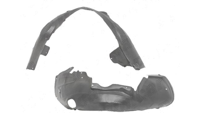 Carenaj roata Audi A6 (C6), 10.2008-03.2011 Model S6, partea Stanga, Fata, 4F0821133T, 1338FL2T , polietilena