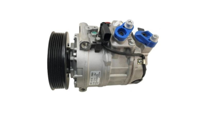 Compresor aer conditionat Audi A4 (B7), 01.2005-02.2006, motor 3.2 V6 188kw, diesel; A4 (B7), 2004-2007, 4.2 V8 253kw, benzina; A4 RS4 (B7), 2004-2007, 4.2 V8 309kw, benzina, rola curea 125 mm, 6 caneluri, de tip Denso: 7SEU17C