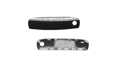 Capac Maner usa exterior Audi A3 (8p), 04.2008-10.2012, A6 (C6), 05.2004-03.2011, Fata partea Stanga, negru / crom, Aftermarket