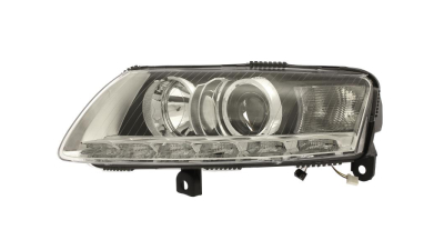 Far Audi A6 (C6), 10.2008-03.2011, partea Stanga, xenon; cu lumina de zi; 12V; D3S+H7+LED+PY21W; electric; fara ballast; cu motor, DEPO