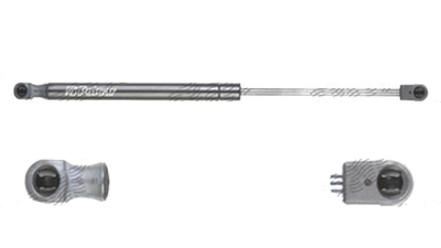 Amortizor capota spate, echilibror haion Audi Tt (8n), 10.1998-05.2006, Stanga = Dreapta, cabrio, Lungime, Cursa, Forta 402, 5 mm, 160 mm, 200 N; haion cu spoiler