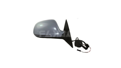 Oglinda usa exterioara AUDI A5/S5 (B8), 03.2007-10.2011, cu 5 usi, SRL, partea dreapta, reglare electrica; grunduit; incalzit; cu functie de unghi mort; sticla asferica; rabatabil; 16 gauri / 10 pini; cu semnalizare