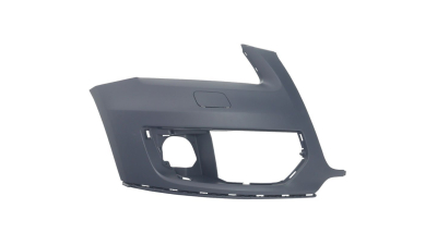 Parte laterala bara , colt lateral flaps fata dreapta Audi Q5 (8r), 09.2008-06.2012, cu primer, cu gauri pentru spalator faruri, 8R0807108AGRU