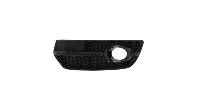 Grila bara fata Audi Q5 (R5) 2008-2012, partea stanga, cu gaura proiector, Aftermarket, 8R0807681E01C