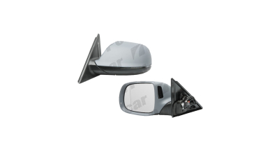 Oglinda exterioara Audi Q5 (8R) 09.2008-06.2012  si Modelul 2012- partea stanga View Max Crom Asferica Carcasa cu primer, 2 mufe, cu semnalizare, cu detectie unghi mort