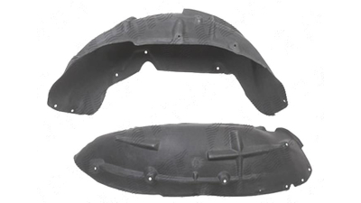 Carenaj aripa interioara, aparatori noroi Audi Q7 (4l), 09.2009-07.2015, spate, Stanga, PFM (performance; modified PET)