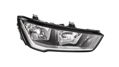 Far AUDI A1 (8X), 12.2014-12.2018, partea Dreapta, ZKW, tip bec H15+H7+HY21W; electric; cu motor; halogen