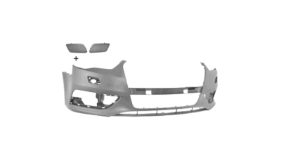 Bara fata Audi A3 (8v), 06.2012- Model Sedan, parte montare, cu gauri pentru spalator, cu capace spalator, cu primer, 13C10720J, Aftermarket