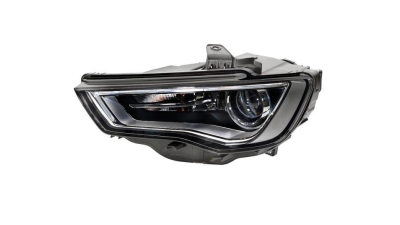 Far Audi A3 (8v), 06.2012-07.2016, Sedan, partea Stanga, bi-xenon; cu lumina timp de zi tip LED; D3S+LED+PSY24W; electric; fara bec descarcare; fara ballast; cu motor, TYC