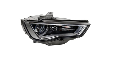 Far Audi A3 (8v), 06.2012-07.2016 Model Sedan, fata, Dreapta, bi-xenon; cu LED daytime running light; D3S+LED+PSY24W; electric; negru; fara unitate control; fara ballast; fara LED controlling unit; cu motor, DEPO