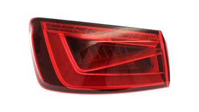 Stop spate lampa Audi A3 (8v), 06.2012-07.2016, Cabrio, Sedan, partea Stanga, exterior; LED; Omologare: ECE/SAE, TYC