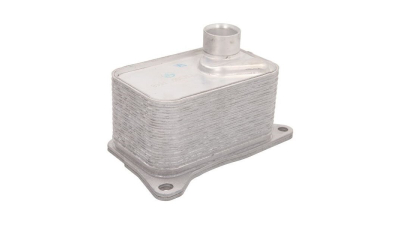 Radiator racire ulei motor, termoflot Audi A3 (8V), 11.2012-, motor 1.8 TFSI, 125/132 kw; 2.0 TFSI, 206/210/228/221 kw, benzina, 110x70x64 mm, din aluminiu