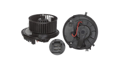 Ventilator habitaclu Audi TT (8S), 2014-, motor 1.8 TFSI, 2.0 TFSI, benzina, cu AC, 2.0 TDI, diesel, cu AC, cu modul de control electronic, cu 4 pini, diametru 155 mm, 