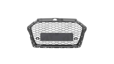 Grila masca fata AUDI A3 (8V), 05.2016-12.2020 model RS3,Negru stralucitor; fara emblema