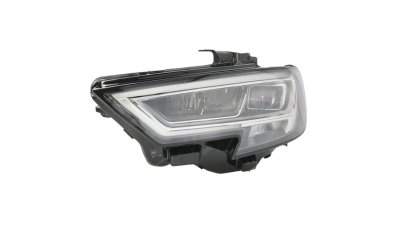 Far Audi A3 (8V), 05.2016-, partea Stanga, electric, LED, fara daytime running LED ; fara modul control, cu motoras, Valeo