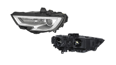 Far Audi A3 (8v), 05.2016-, E-Tron, partea Stanga, bi-xenon; cu lumina timp de zi tip LED; D5S+LED+PWY24W; electric; fara ballast; cu motor, VALEO