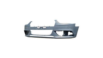 Bara fata Audi A4/S4 (B8) 11.2011-12.2015, Grunduita, cu gauri pentru senzori parcare, 8K0807065BGRU