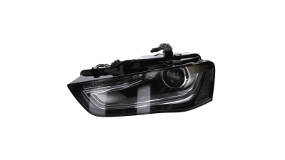 Far Audi A4/S4 (B8), 11.2011-12.2015, partea Stanga, electric, tip bec D3S+LED, fara becuri, fara ballast, cu motoras, cu led de zi, Depo