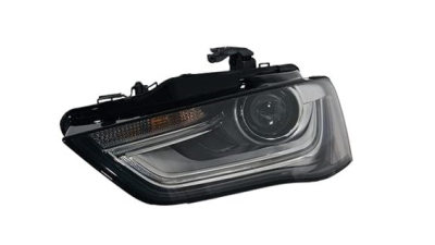 Far Audi A4/S4 (B8), 11.2011-12.2015, fata, Stanga, xenon; cu LED daytime running light; D3S+PSY24W; electric; fara unitate control; fara ballast; fara LED controlling unit; cu motor, TYC