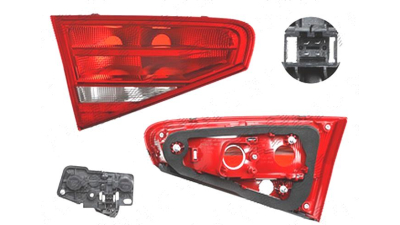 Stop spate lampa Audi A4/S4 (B8), 11.2011-12.2015 Model Sedan, spate, Stanga, partea interioara; P21W+W16W; cu suport becuri, HELLA