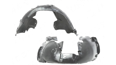 Carenaj aripa interioara, aparatori noroi Audi A4/S4 (B8), 11.2011-12.2015 Model S4, fata, Stanga, polipropilena (PP/PPE)