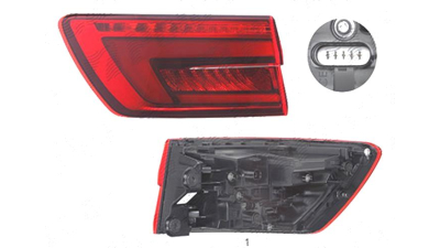 Stop spate lampa Audi A4/S4 (B9), 11.2015- Model Avant, spate, Stanga, partea exterioara, AL (Automotive Lighting)