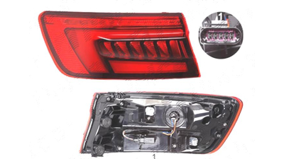 Stop spate lampa Audi A4/S4 (B9), 11.2015- Model Sedan, spate, Stanga, semnalizare dinamica; partea exterioara; LED, HELLA