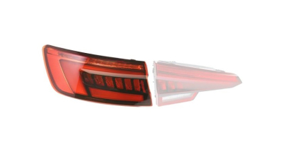 Stop spate lampa Audi A4/S4 (B9), 11.2015-, Sedan, partea Dreapta, indicator dinamic; exterior; LED; bandou cromat; Omologare: ECE, DEPO
