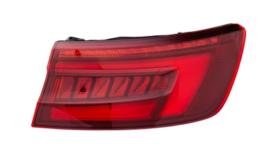 Stop spate lampa Audi A4/S4 (B9), 11.2015-, Sedan, partea Dreapta, indicator dinamic; exterior; LED; bandou negru; Omologare: ECE, HELLA