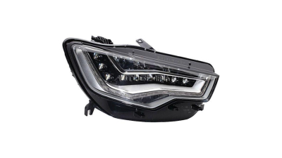 Far Audi A6 (C7), 01.2011-06.2014, partea Dreapta, cu motoras, LED, cu lumini pt curbem, cu daytime running, Hella
