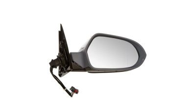 Oglinda usa exterioara AUDI A6 (4G/C7), 01.2011-09.2018, SRL, partea dreapta, reglare electrica; grunduit; incalzit; sticla asferica; geam cromat; rabatabil; memorie; 16 gauri / 14 pini; cu lampa indicatoare LED; cu functie de unghi mort
