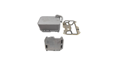 Radiator racire ulei motor, termoflot VW Amarok, 06.2016-, motor 3.0 TDI, 150/165 kw, diesel, cv automata, 155x95x65 mm, garnituri incluse, din aluminiu