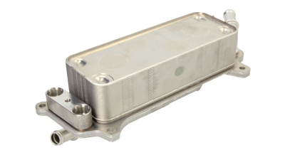 Radiator racire ulei motor, termoflot OEM/OES (Behr) Audi A6 (C7), 2010-2018, motor 1.8 TFSI, 2.0 TFSI/2.0 TFSI Hybrid, 2.5, 2.8 V6, 3.0 V6 T, 3.0 V6k/3.0 V6k TFSI, 4.0 V8 T, benzina, 2, 0 TDI; 3.0 TDI, diesel, cv automata, 214x81x52 mm, racitor transmisi