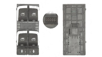 Buton , comutator macara usa Audi A6 (4g/C7), 01.2011-06.2014; A6 (4g/C7), 06.2014-, A7 (4g), 10.2010-12.2014 , A7 (4g), 11.2014-, 4 butoane