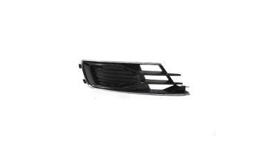 Grila bara fata Audi A6 (C7), 06.2014-09.2018, Crom/Negru, parte montare partea dreapta, 13E227-2, Aftermarket