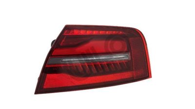 Stop spate lampa Audi A8 (D4/4f), 2015- Model Plus, S8, spate, Dreapta, semnalizare dinamica; partea exterioara; LED; rosu-fumuriu, Farba
