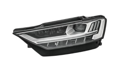 Far AUDI A8 (D5), 07.2017-, partea Stanga, HELLA, cu functie mascare faruri faza lunga; Tip=MATRIX; LED; electric; fara unitate control LED; fara ventilator racire; cu motor; LED; cu lumina viraje