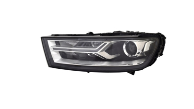 Far AUDI Q7 (4M), 06.2015-12.2019, partea Stanga, TYC, bi-xenon; cu 'lumina timp de zi' tip LED; D5S+H7+LED; electric; fara modul LED; fara bec descarcare; fara ballast; cu motor; xenon; cu lumina viraje