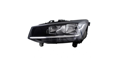 Far AUDI Q2 (GA), 10.2016-, partea Stanga, DEPO, cu lumina de zi;tip bec H7+H7+PW24W+PWY24W; electric; cu motor;tip bec Halogen