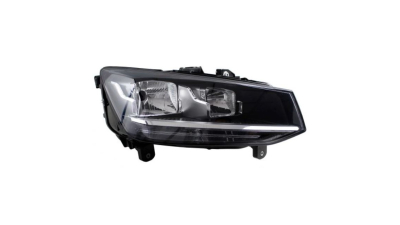 Far AUDI Q2 (GA), 10.2016-, partea Dreapta, DEPO, cu lumina de zi;tip bec H7+H7+PW24W+PWY24W; electric; cu motor;tip bec Halogen