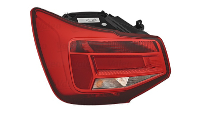 Stop spate lampa Audi Q2 (Ga), 10.2016-, partea Stanga, tip bec P21W+PY21W+W16W; Omologare: ECE, VALEO